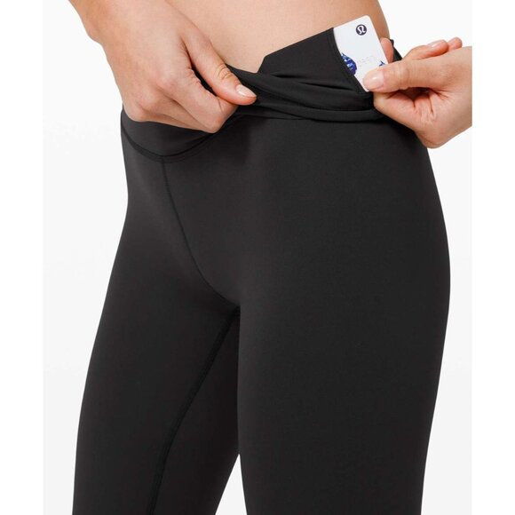 Lululemon Wunder Train High Rise Tight 25" Black Size 18 - Picture 3 of 3